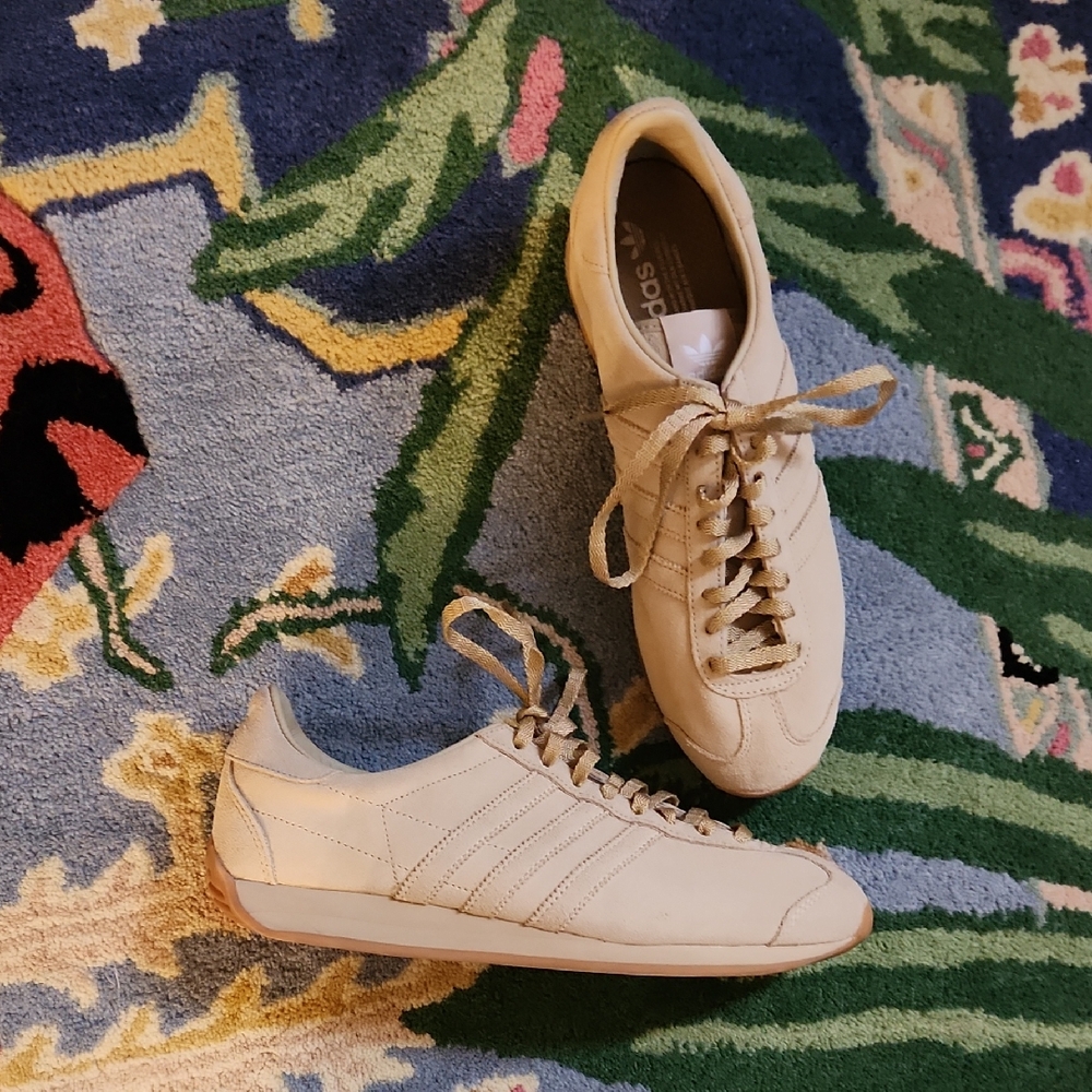 Adidas X Khaite Tan Suede Sneakers marked Size 8.5, Fit Closer To 10.5